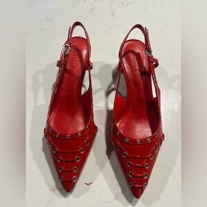 Schutz Ruth Patent Pump, Red size 8 B